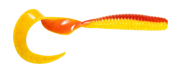 Z-Man DoormatadorZ 6 inch Scented Curly Tail Grubs 3 pack - Bleeding Banana