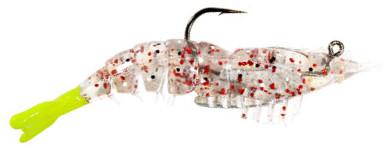 Z-Man EZ ShrimpZ 3 1/2 inch Rigged w/ Mustad Weighted Hook 2 pack