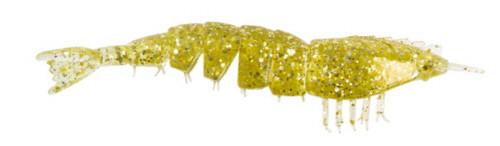 Z-Man EZ ShrimpZ 3 1/2 inch Unrigged 4 pack - Gold Flake