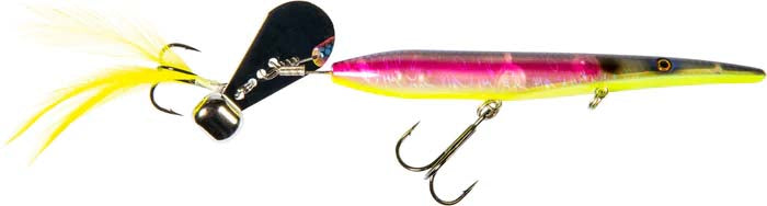 Z-Man HellraiZer Topwater Tail Blade Bait - 4 Inch Purple Death