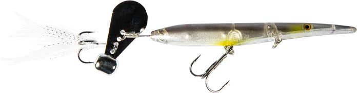 Z-Man HellraiZer Topwater Tail Blade Bait - 4 Inch - Ghost Shad