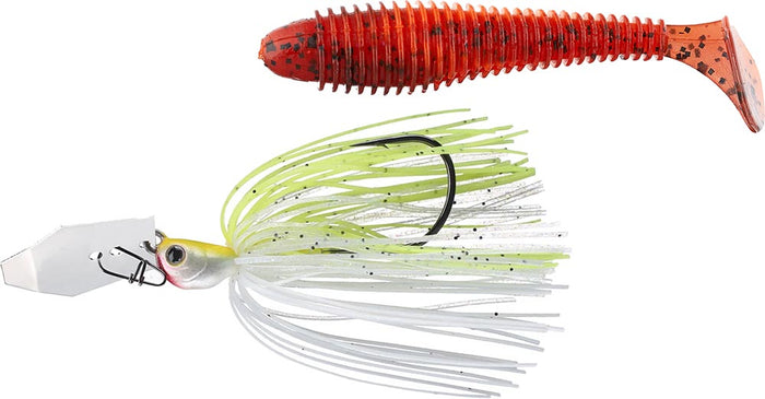 Chartreuse White / Fire Craw