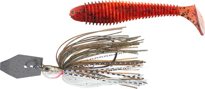 Green Pumpkin Shad / Fire Craw