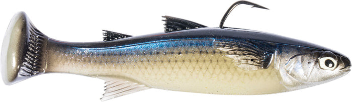 Z-Man Mulletron Line Through Moderate Sinking Swimbaits - Glow Mullet