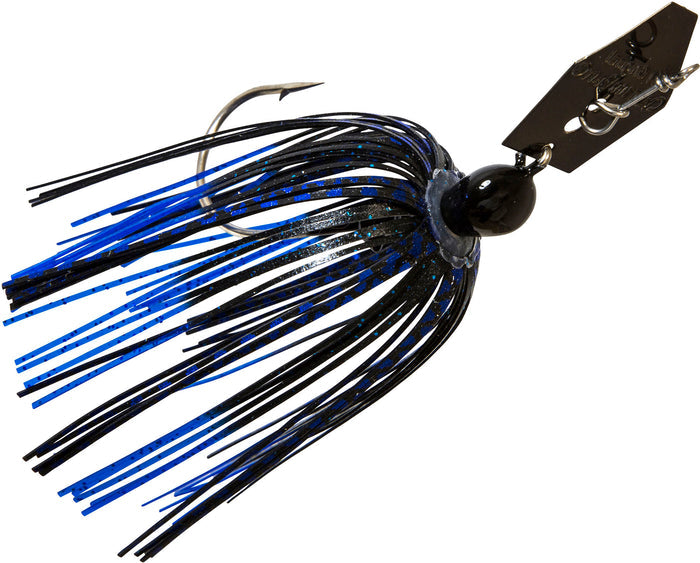 Z-Man Original Chatterbait - 3/8 oz - Black Blue Nickel