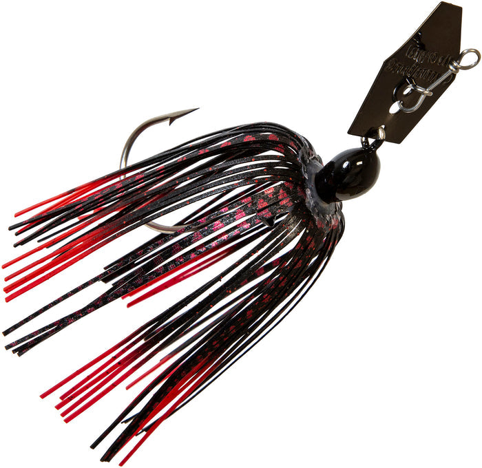 Z-Man Original Chatterbait - 3/8 oz - Black Red