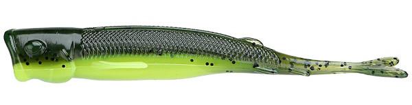 Z-Man Pop ShadZ 4 inch Soft Plastic Popper 3 pack - Watermelon Chartreuse