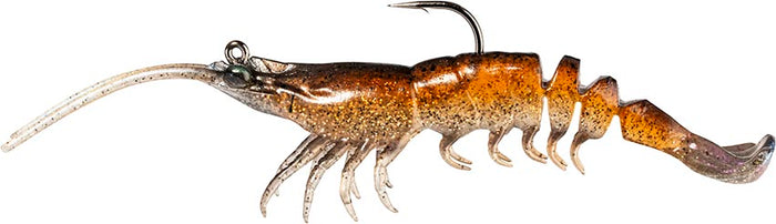 Z-Man PrawnStarZ Soft Plastic Prawn - 3.5 Inch - Brown Shrimp