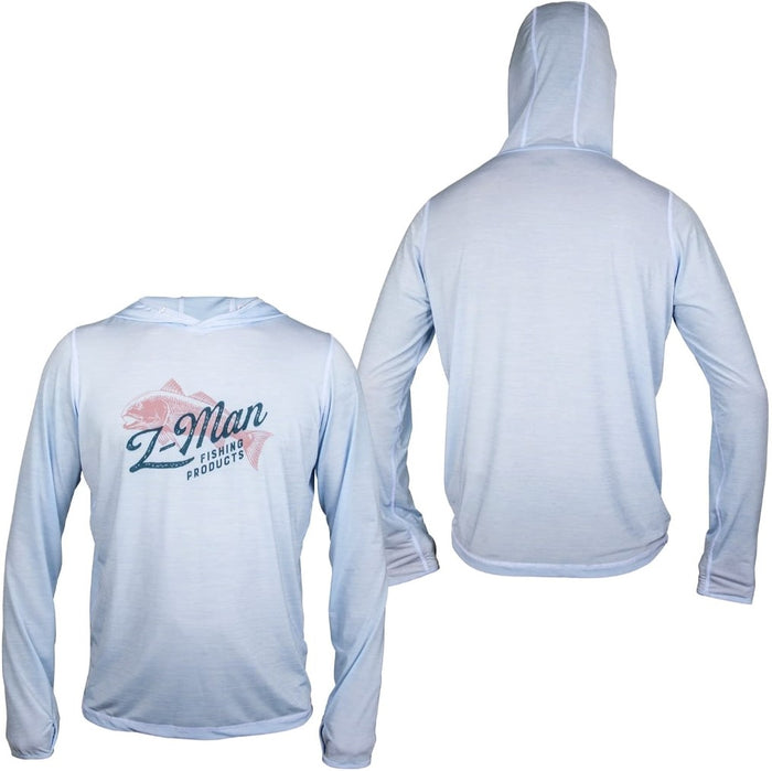 Z-Man Redfish Tech HoodieZ - Blue Heather
