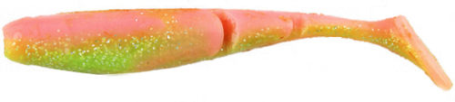 Z-Man Scented PaddlerZ 4 inch Soft Paddle Tail Swimbait - Electric Chicken