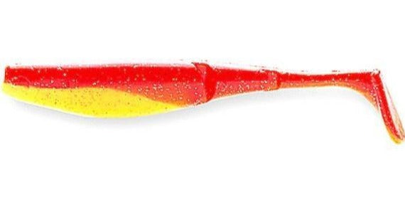 Z-Man Scented PaddlerZ 5 inch Soft Paddle Tail Swimbait - Bleeding Banana