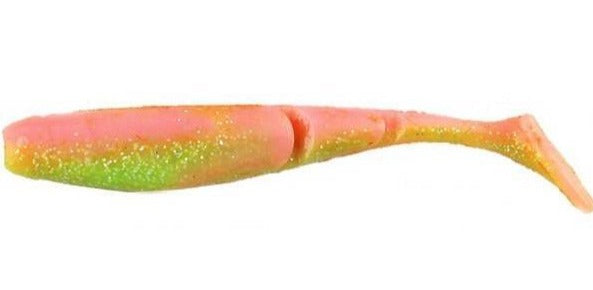 Z-Man Scented PaddlerZ 5 inch Soft Paddle Tail Swimbait - Electric Chicken
