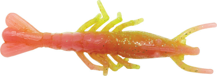 Z-Man Scented ShrimpZ 4 inch Soft Plastic Shrimp 5 pack Electric Chicken