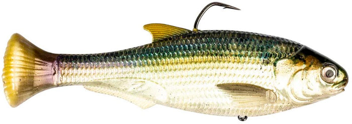 Z-Man Shadtron Line Through Fast Sinking Swimbait - 4.5 Inch - Blueback Herring