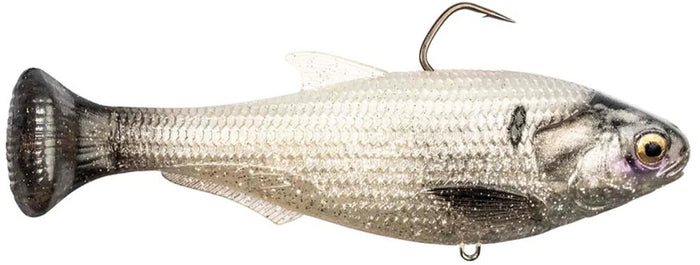Z-Man Shadtron Line Through Slow Sinking Swimbait - 6 Inch - Sight Flash