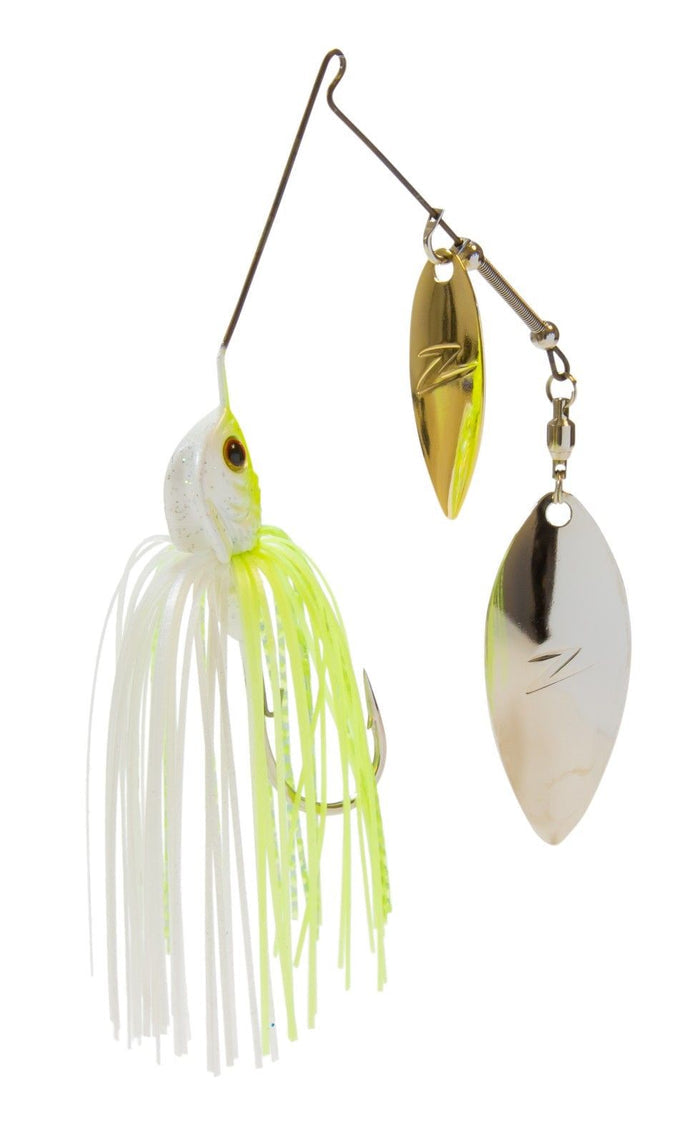 Z-Man SlingbladeZ Double Willow Spinnerbait - Chartreuse Pearl