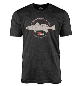 Z-Man SpeckZ Logo TeeZ Short Sleeve T-Shirt Charcoal Gray