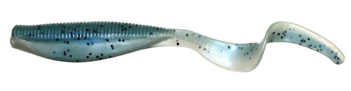 Z-Man StreakZ Curly TailZ 5 inch Soft Plastic Grub 4 pack - Nuked Pilchard Glow