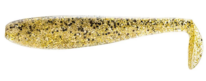 Z-Man SwimmerZ 4 inch Paddle Tail Swimbait 4 pack Golden Boy