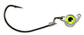Z-Man Texas Eye Articulated Jigheads 3 pack - Chartreuse