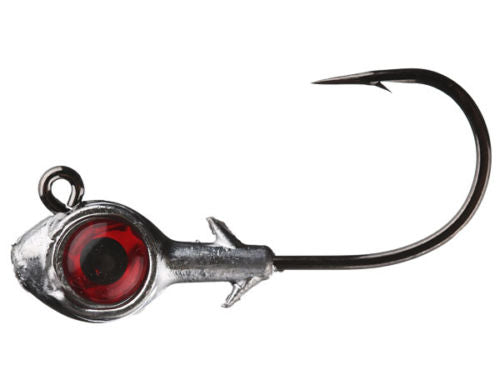 Z-Man Trout Eye 1/4 oz. Jighead 3 pack Red