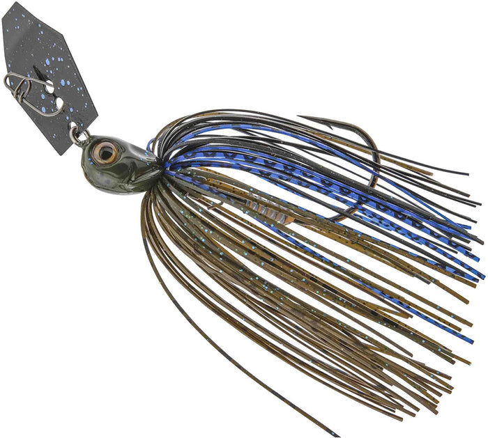 Z-Man Tungsten Chatterbait Elite Evo - Bruised Green Pumpkin, 1/2 oz