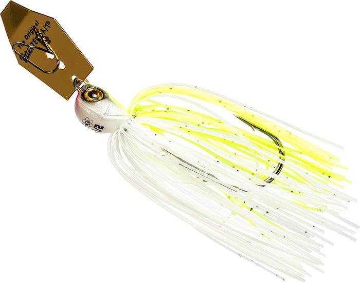 Z-Man Tungsten Chatterbait Elite Evo - Chartreuse/White, 1/2 oz