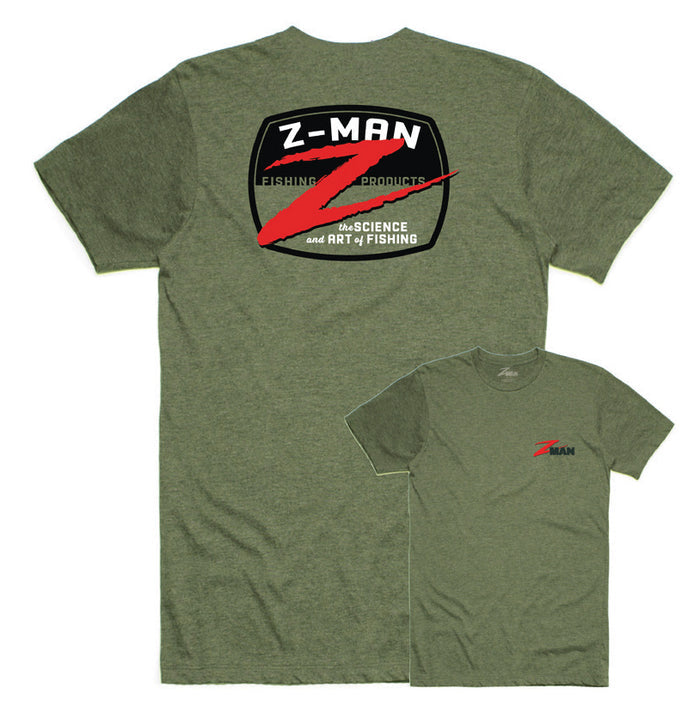 Z-Man Z-Badge Logo TeeZ Short Sleeve T-Shirt Military Green