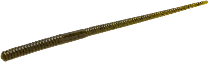 Zoom Magnum Shakey Head Finesse Worm - 7 inch Green Pumpkin